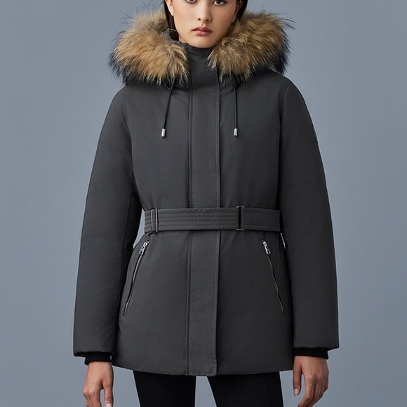 MACKAGE JENI-FZ CARBON S -2 in 1 ladies Down Parka - Picture 2 of 10